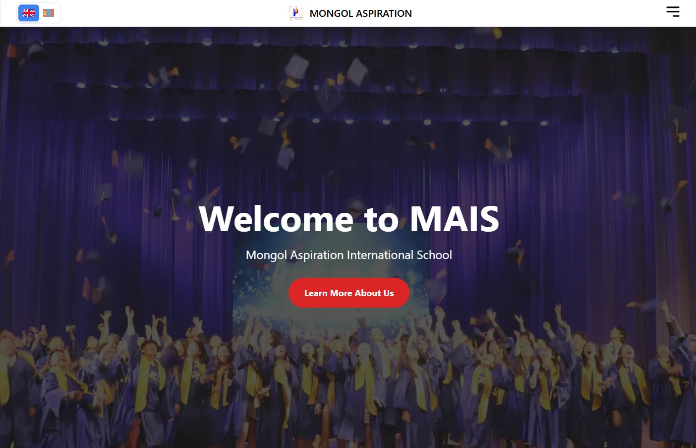 MAIS Official Website screenshot